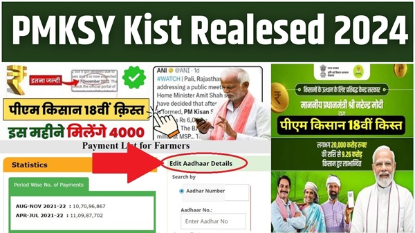 PMKSY Kist Realesed 2024